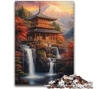 Puzzle 1000 pièces pour Adolescents, Peinture à l'huile de Style Japonais, Jeu Stimulant, idéal comme Cadeau pour Toute la Famille, 50x75cm