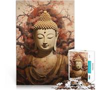 Puzzle 1000 pièces pour Adolescents Peinture de Bouddha Compétition de Vitesse Manuelle Renforcer l'amour Entre Les Couples 75x50cm