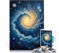 Puzzle 1000 pièces pour Adolescents Peinture de Galaxie Spirale pour Le Jeu éducatif Challenge Toy Une œuvre d'art 75x50cm