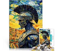 Puzzle 1000 pièces pour Adolescents Peinture de Gladiateur Romain Jeu éducatif Familial est idéal comme Cadeau pour Toute la Famille 38x26cm