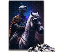 Puzzle 1000 pièces pour Adolescents, Peinture du Chevalier sacré, Jouets éducatifs, activités Amusantes à la Maison, Cadeau d'anniversaire, Cadeaux de Voyage 26x38cm