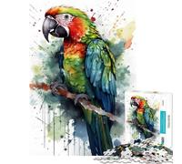 Puzzle 1000 pièces pour Adolescents Perchoir Perroquet Jeu éducatif et intellectuel Cadeau d'anniversaire Apprentissage et développement Personnel (Dimensions 38x26cm)