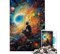 Puzzle 1000 pièces pour Adolescents Perdu dans l'immensité Un Puzzle idéal pour Les Adolescents Qui souhaitent améliorer Leurs Souvenirs et Leur liste de souhaits avec Le Père Noël Un Parfait