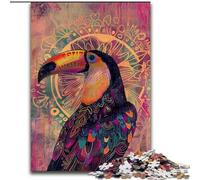 Puzzle 1000 pièces pour Adolescents Perroquet de la forêt Tropicale, Jouets éducatifs et éducatifs, Cadeaux d'anniversaire Uniques pour Les 14 Ans et Plus (Taille 50x75cm)