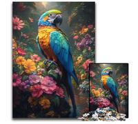 Puzzle 1000 pièces pour Adolescents, Perroquet de la Jungle, Puzzle en Bois, intéressant pour réduire Le Stress, idées Cadeaux pour Les 14 Ans et Plus, 50x75cm