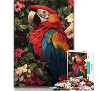 Puzzle 1000 pièces pour Adolescents, perroquets de la Jungle, Un défi Difficile à relever, à Offrir à Toute la Famille (Taille 38x26cm)