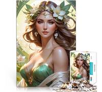 Puzzle 1000 pièces pour Adolescents Perséphone aux Yeux Noisette Jeu de Casse-tête Décoration Murale, Cadeaux Uniques pour Anniversaire et Noël 75x50cm
