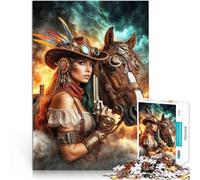 Puzzle 1000 pièces pour Adolescents Personnages de l'ère de la Vapeur Jeux éducatifs Convient pour la décoration de Bureau 52x38cm