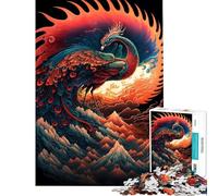 Puzzle 1000 pièces pour Adolescents Phoenix Jigsaws pour Adultes Jeux de Famille Assemblage de modèles Cadeaux d'anniversaire et Cadeaux Uniques (Taille 50x75cm)