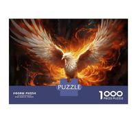 Puzzle 1000 Pièces pour Adolescents Phoenix Rising Art Print-3 Puzzles pour Adultes, Jouet, Décoration Murale, Art Mural, Idéal comme Cadeau pour Toute La Famille 52x38cm/1000pcs