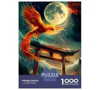 Puzzle 1000 Pièces pour Adolescents Phoenix Rising Torii Puzzles pour Adolescents, Casse-tête, Jeu D'assemblage De Motifs, Cadeau d'anniversaire Unique 52x38cm/1000pcs