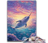 Puzzle 1000 pièces pour Adolescents Phoque Cornu, 1000 pièces, Jeux éducatifs, décoration d'intérieur, Cadeau d'anniversaire, Art Mural (38x26cm)