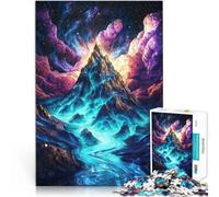 Puzzle 1000 pièces pour Adolescents Pic de la Montagne Cosmique Jouet éducatif d'apprentissage Œuvre d'art 38x26cm