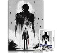 Puzzle 1000 pièces pour Adolescents Piégés dans l'ombre d'un géant :Un Jeu de Puzzle Unique et Stimulant, idéal comme Cadeau d'anniversaire Dimensions:50x75cm.