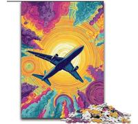 Puzzle 1000 pièces pour Adolescents, Plan coloré, adapté aux Personnes de 14 Ans et Plus Difficile à réaliser, mais Amusant et Humoristique Superbe Cadeau 26x38cm