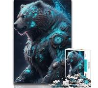 Puzzle 1000 pièces pour Adolescents Polaris Steel Claw Bear Puzzle Adulte 1000 pièces Jeux éducatifs et Anti-Stress Collection d'artistes Beaux-Arts (50x75cm)