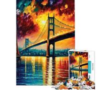 Puzzle 1000 pièces pour Adolescents Pont du Bosphore Istanbul Jeu éducatif et Relaxant Cadeau d'anniversaire (Dimensions 38x52cm)