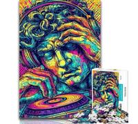 Puzzle 1000 pièces pour Adolescents Pop-Art Michel-Ange Statue de David pour Adultes, Jouets de Jeu stimulants, idéal comme Cadeau pour Toute la Famille 50x75cm