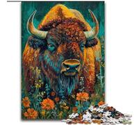 Puzzle 1000 pièces pour Adolescents Poppy Bison Family Fun pour est idéal comme Cadeau pour Toute la Famille à partir de 14 Ans (Taille 50x75cm)