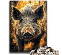 Puzzle 1000 pièces pour Adolescents Porc-épic, 1000 pièces, avec Affiche et fiche de Questions-réponses pour Les 14 Ans et Plus (75x50cm)