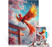 Puzzle 1000 pièces pour Adolescents Porte Torii du Phénix Compétition de Vitesse Manuelle Décoration d'intérieur 38x26cm