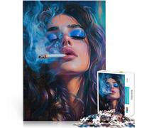 Puzzle 1000 pièces pour Adolescents Portrait de beauté Jouets éducatifs d'apprentissage Car C'est Un pour Toute la Famille 38x26cm