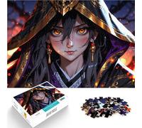 Puzzle 1000 pièces pour Adolescents Portrait de Fille d'anime de beauté défi éducatif est idéal comme Cadeau pour Toute la Famille 52x38cm