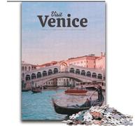 Puzzle 1000 pièces pour Adolescents, pour Visiter Venise, à partir de 14 Ans Un Jeu Stimulant à Offrir à Toute la Famille et aux Amis 75x100cm