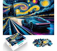 Puzzle 1000 pièces pour Adolescents Promenade dans la Nuit étoilée Difficile et défi Car C'est Un pour Toute la Famille 38x26cm