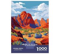 Puzzle 1000 Pièces pour Adolescents Purnululu National Park, Australia Puzzle Adulte - Jeu De Construction - Difficile - Cadeau Unique pour Anniversaire Et Noël 52x38cm/1000pcs