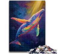 Puzzle 1000 pièces pour Adolescents, Puzzle Baleine spirituelle, Jouets éducatifs, Jeux Anti-Stress, Cadeaux d'anniversaire Uniques (75x50cm)
