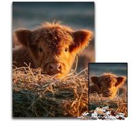 Puzzle 1000 pièces pour Adolescents, Puzzle en Bois Baby Yak, intéressant pour réduire Le Stress, idées Cadeaux pour Les 14 Ans et Plus 50x75cm