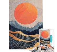 Puzzle 1000 pièces pour Adolescents Puzzle Sphère Cramoisie pour Adultes Jeu Manuel Difficile Cadeau Anti-Stress (Dimensions 38x26cm)