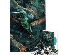 Puzzle 1000 pièces pour Adolescents Puzzle surréaliste Colibri pour Adultes Jeu Relaxant décoration Murale défi éducatif (Taille 38x26cm)