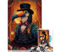 Puzzle 1000 pièces pour Adolescents, Puzzle Toucan du Cirque pour Adultes, idéal comme Cadeau pour Toute la Famille, adapté aux Enfants de 14 Ans et Plus (Taille 75x50cm)