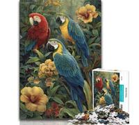 Puzzle 1000 pièces pour Adolescents Puzzle Trois aigles Jouet éducatif et décompressant décoration Parfaite 26x38cm