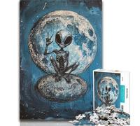 Puzzle 1000 pièces pour Adolescents, Puzzles extraterrestres de l'espace, Cadeau d'anniversaire, décoration Murale pour Les 14 Ans et Plus (Taille 38x26cm)