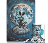 Puzzle 1000 pièces pour Adolescents, Puzzles extraterrestres de l'espace, Jouet éducatif intellectuel décompressant, décoration Parfaite 26x38cm