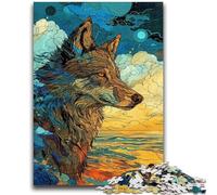 Puzzle 1000 pièces pour Adolescents, Puzzles fantastiques sur Le thème du Loup, Cadeau Amusant et activité pour la Maison, Jouet pour Les Jours de Pluie (26x38cm)