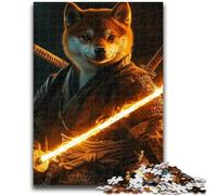 Puzzle 1000 pièces pour Adolescents, Puzzles Guerriers Corgi Japonais, Jouet éducatif Anti-Stress, Superbes Cadeaux et Jouets 50x75cm