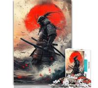 Puzzle 1000 pièces pour Adolescents, Puzzles samouraï Japonais, Jouet éducatif intellectuel décompressant, décoration Parfaite 26x38cm