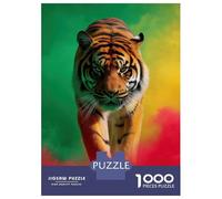 Puzzle 1000 Pièces pour Adolescents Rasta Tiger Puzzles pour Adultes, Jouet, Décoration Murale, Art Mural, Idéal comme Cadeau pour Toute La Famille 52x38cm/1000pcs
