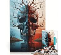 Puzzle 1000 pièces pour Adolescents Ravens Reverie Macabre Jeux relaxants défi Difficile Collection d'artistes Beaux-Arts 38x52cm