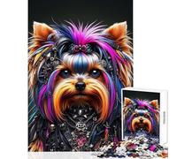 Puzzle 1000 pièces pour Adolescents Rebelle à la Patte Jeu Amusant pour Toute la Famille Jouet à Monter soi-même Cadeau Original d'anniversaire ou de Noël (50x75cm)