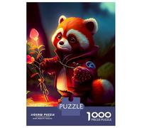 Puzzle 1000 Pièces pour Adolescents Red Panda Puzzles pour Adolescents, Casse-tête, Jeu D'assemblage De Motifs, Cadeau d'anniversaire Unique 70x50cm/1000pcs