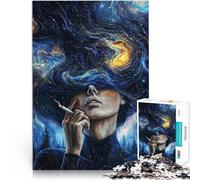 Puzzle 1000 pièces pour Adolescents Réflexions cosmiques Défi Difficile pour soulager Le Stress décoration Murale 75x50cm