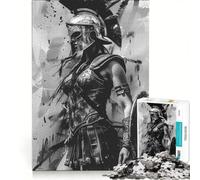 Puzzle 1000 pièces pour Adolescents Reine guerrière Spartiate Jeux de Famille découpe de précision Cadeaux Uniques pour Anniversaire et Noël 50x75cm