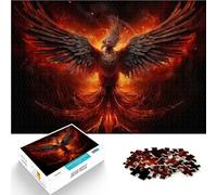 Puzzle 1000 pièces pour Adolescents Renaissance du Phénix Jouets Jeux éducatifs Soulagement du Stress Décoration Parfaite 38x26cm