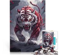 Puzzle 1000 pièces pour Adolescents Ressentez la Puissance du Tigre Difficile Difficile Car C'est Un pour Toute la Famille 50x70cm