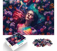 Puzzle 1000 pièces pour Adolescents Rêveur du Jardin Arc-en-Ciel Assemblage du modèle Car C'est Un pour Toute la Famille 75x50cm